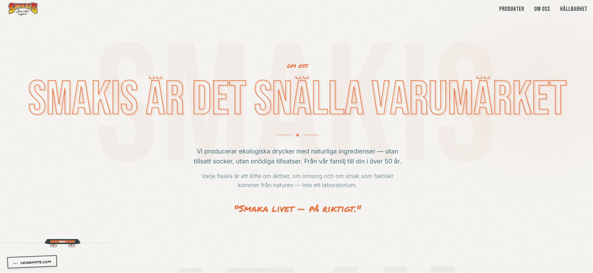 Smakis konceptrebrand — brand story
